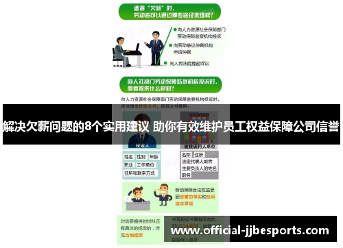 解决欠薪问题的8个实用建议 助你有效维护员工权益保障公司信誉